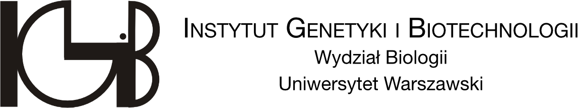 Logo Instytutu Genetyki i Biotechnologii